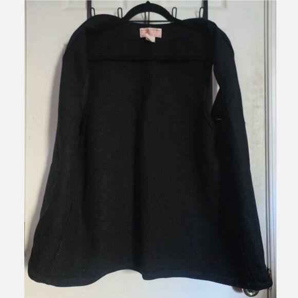 VTG Filson USA Cruiser Vest Mackinaw Wool Men 46 Charcoal Gray Black Style 20 XL - Picture 5 of 13